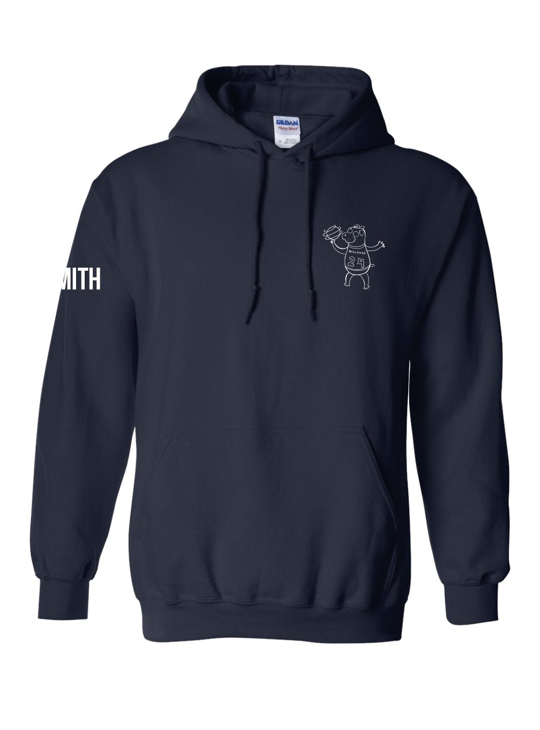 Churchill Secondary Grad 2024 Hoodie (Bulldog Ball Spin Logo) - Oddball Workshop