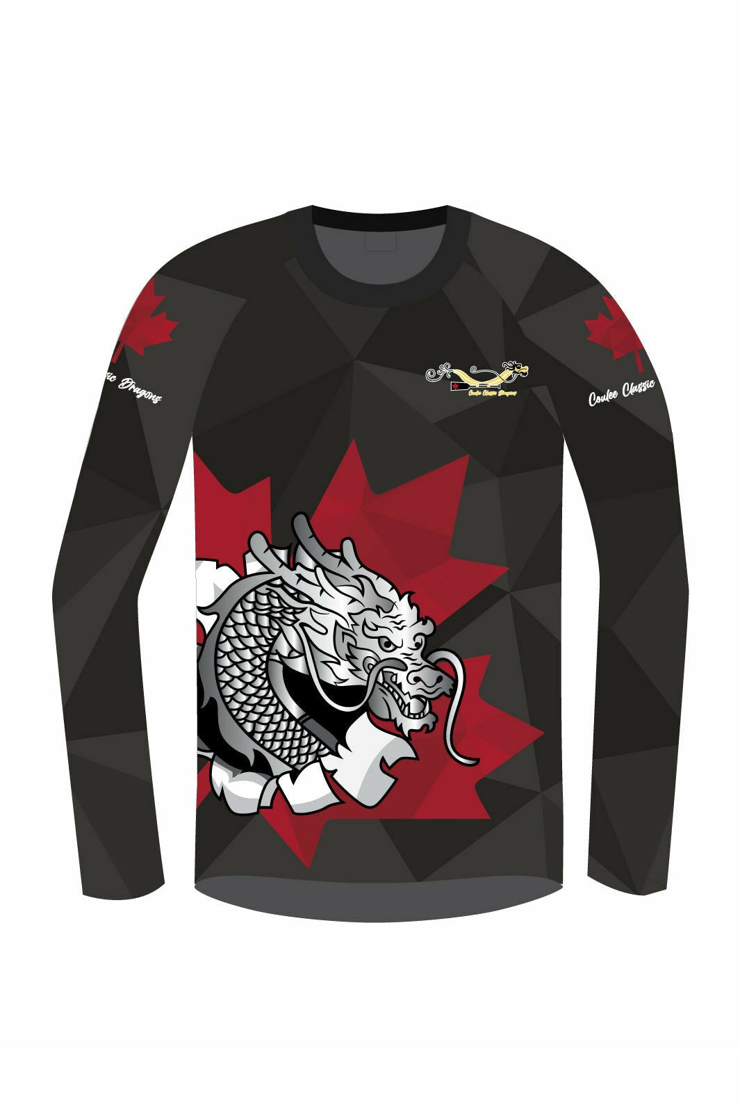 Coulee Classic Dragons Unisex h2O Performance Jersey Long Sleeve - Oddball Workshop