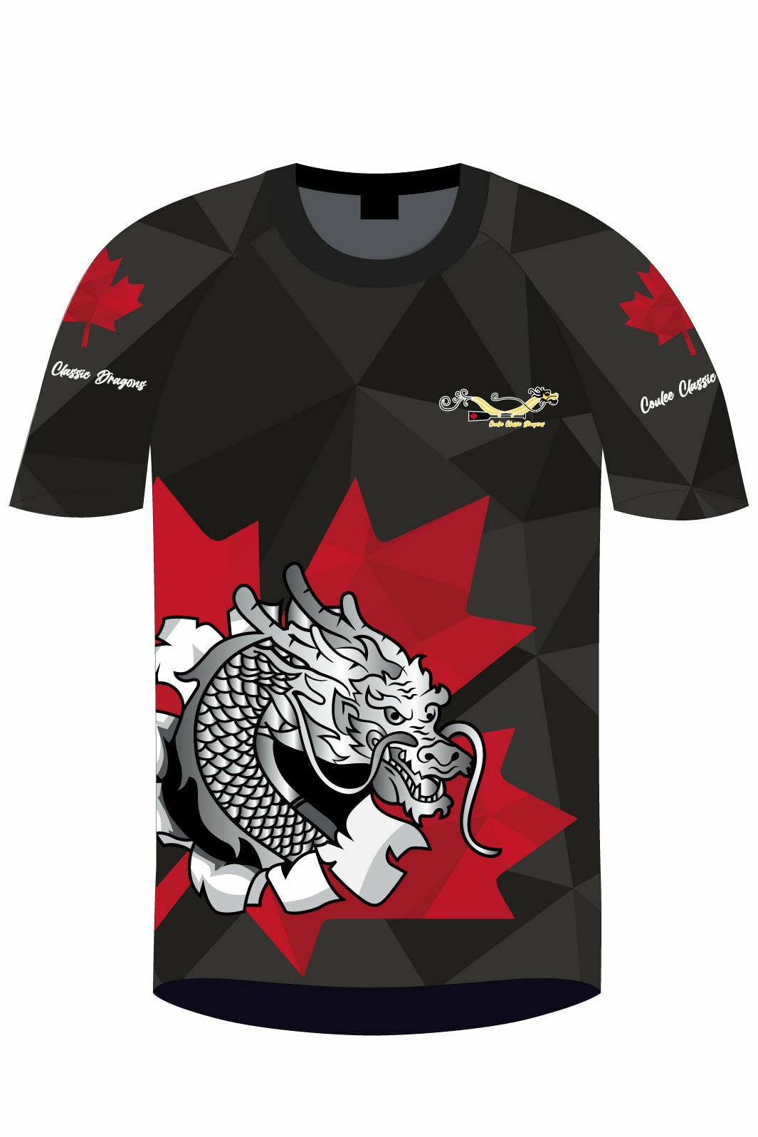 Coulee Classic Dragons Unisex h2O Team Jersey Short Sleeve - Oddball Workshop