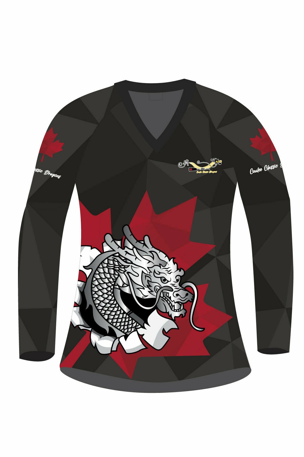 Coulee Classic Dragons Women's h2O Performance Jersey Long Sleeve - Oddball Workshop