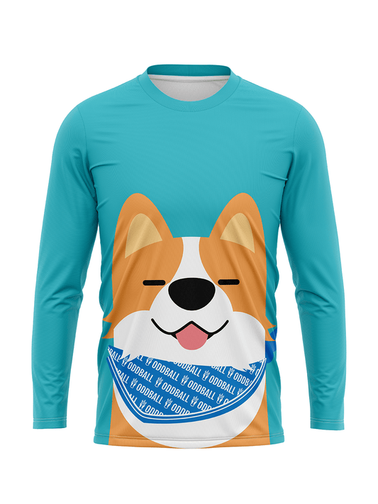 DH Breaker Corgi Men's Team Jersey Long Sleeve - Oddball Workshop