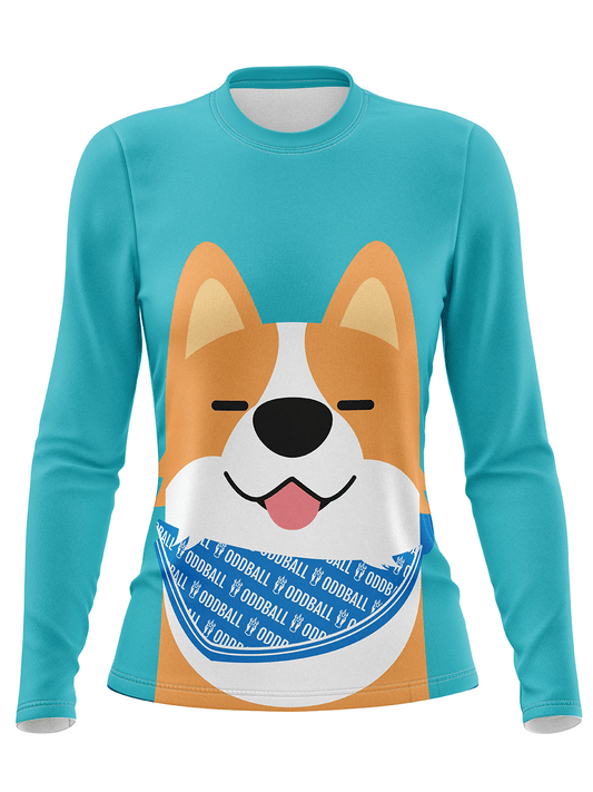 DH Breaker Corgi Women's Team Jersey Long Sleeve - Oddball Workshop