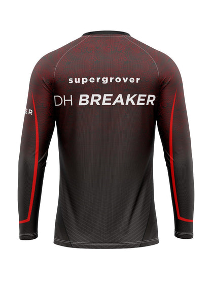 DH Breaker h2O Unisex Athletic Jersey Long Sleeve - Oddball Workshop