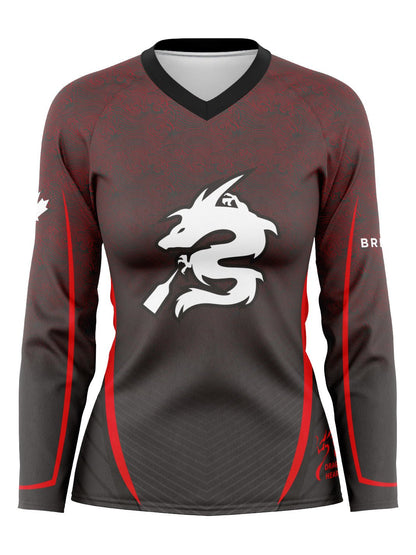 DH Breaker h2O Women's Athletic Jersey Long Sleeve - Oddball Workshop