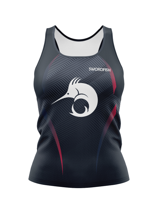 DH Swordfish 30th DH Women's Athletic Tank Top - Oddball Workshop