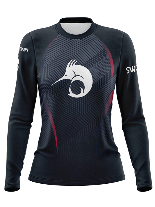 DH Swordfish 30th DH Women's Team Jersey Long Sleeve - Oddball Workshop