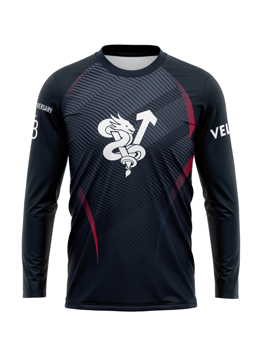 DH Velocity 30th DH Men's Team Jersey Long Sleeve - Oddball Workshop