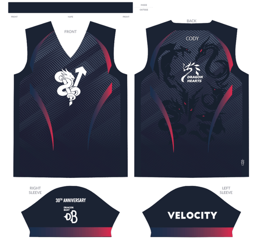 DH Velocity 30th DH Unisex Team Jersey Short Sleeve - Oddball Workshop
