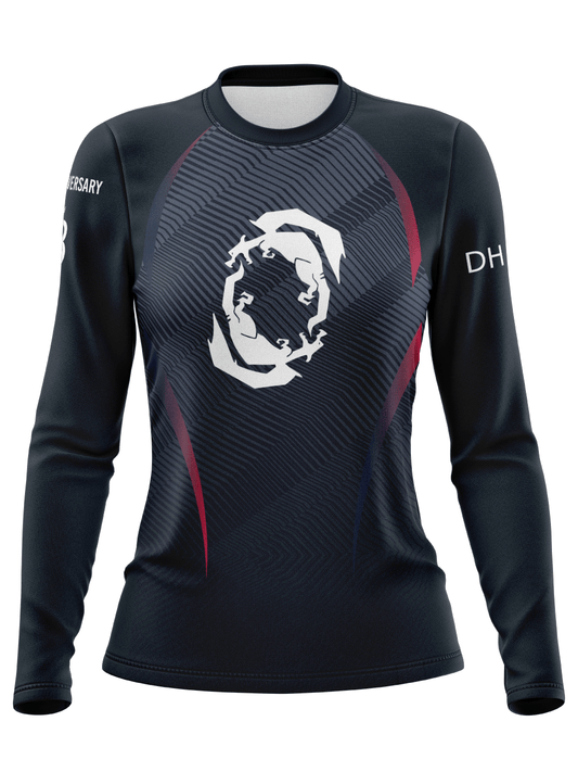 DH Zero 30th DH Women's Team Jersey Long Sleeve - Oddball Workshop