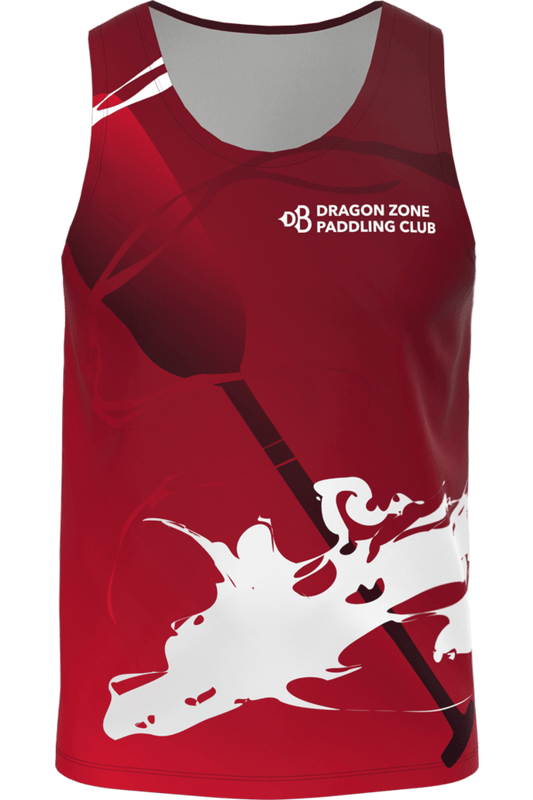 Dragon Zone Paddling Club H2O Men's Athletic Tank Top - Oddball Workshop