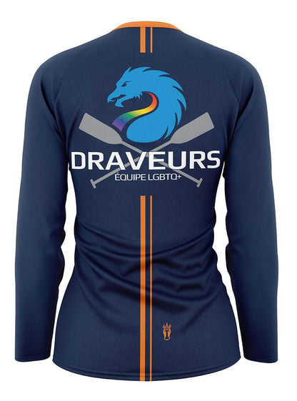 Draveurs H2o Women's Athletic Jersey Long Sleeve - Oddball Workshop