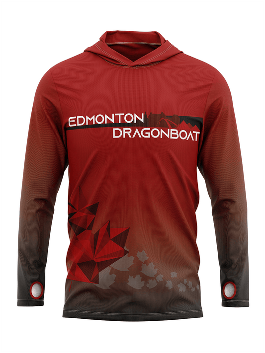 EDBRC Unisex Hooded Team Jersey Long Sleeve With Thumbholes - Oddball Workshop