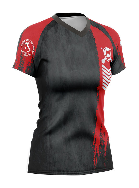Gorging Dragons CCWC 2024 Women's Athletic Jersey Short Sleeve - Oddball Workshop