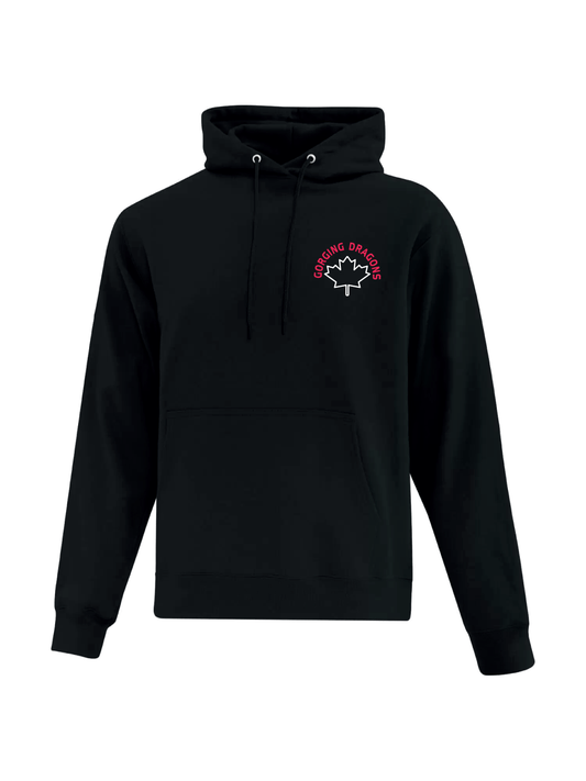 Gorging Dragons Vintage Unisex Pullover Hoodie - Oddball Workshop