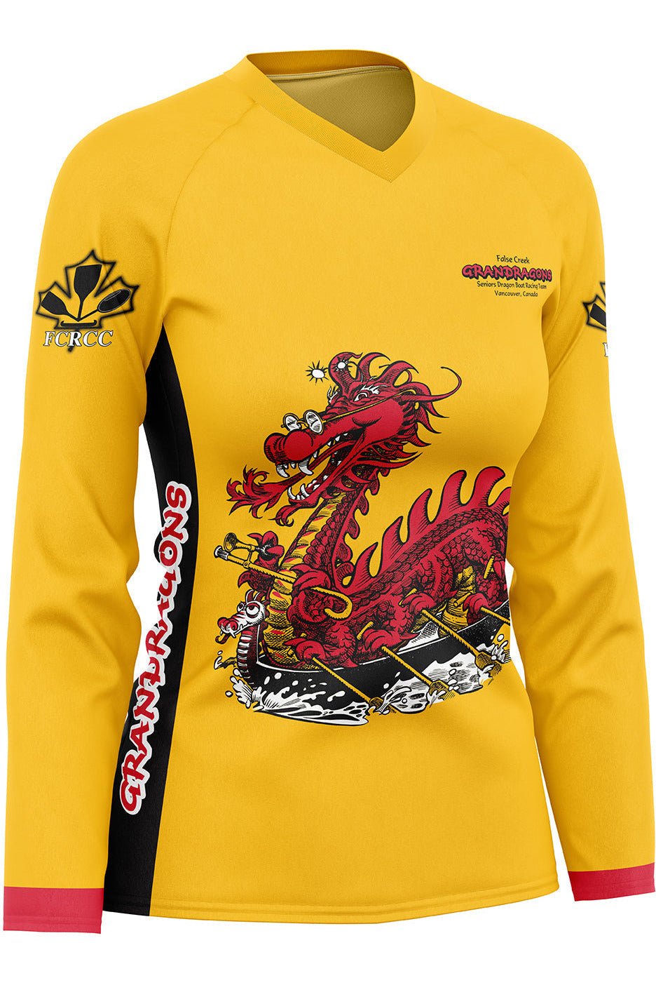 Grandragons h2O Women's Athletic Jersey Long Sleeve - Oddball Workshop