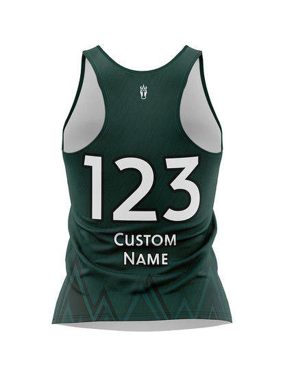 Greater Vancouver Rolling Derby Association H2O Women's Athletic Tank Top - Oddball Workshop