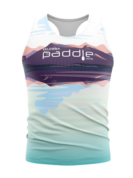 Kelowna Paddle Centre H2O Men's Racer Tank Top - Oddball Workshop