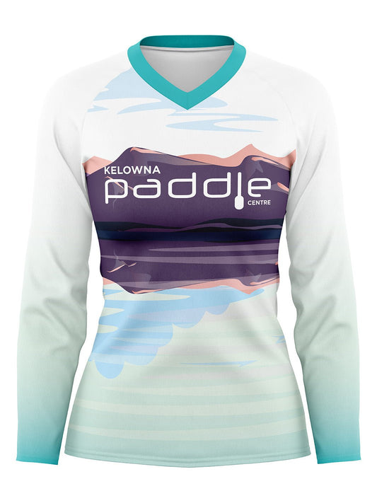 Kelowna Paddle Centre H2O Women's Performance Jersey Long Sleeves - Oddball Workshop