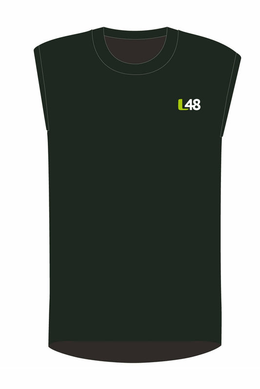 Latitude 48 Black Unisex h2O Prime Sleeveless Top (Orbit) - Oddball Workshop