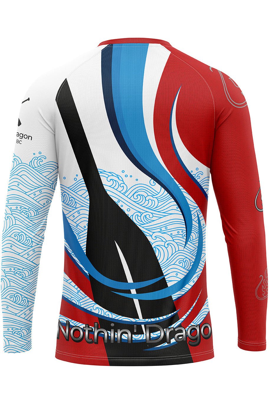 Nothin' Dragon h2O Unisex Athletic Jersey Long Sleeve - Oddball Workshop