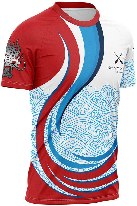 Nothin' Dragon h2O Unisex Athletic Jersey Short Sleeve - Oddball Workshop