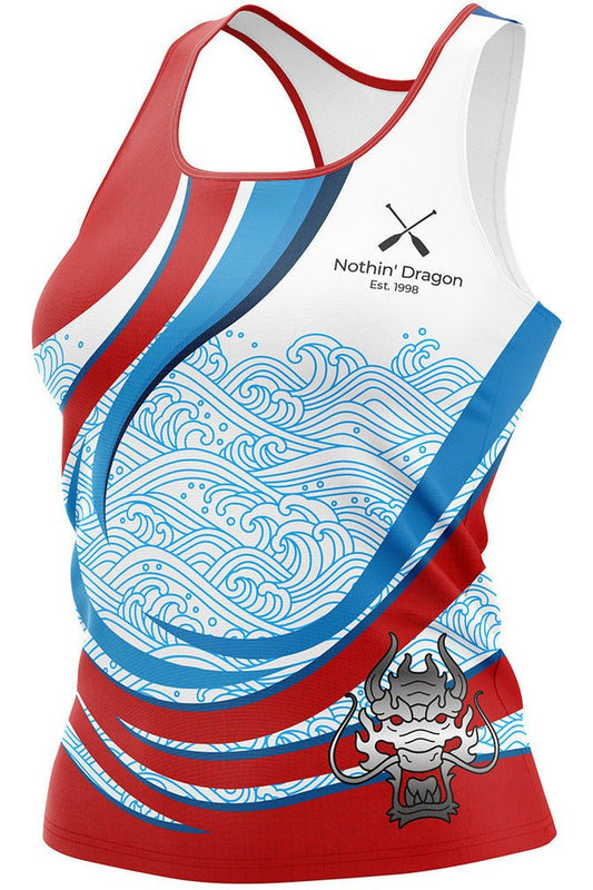 Nothin' Dragon h2O Women's Athletic Tank Top - Oddball Workshop