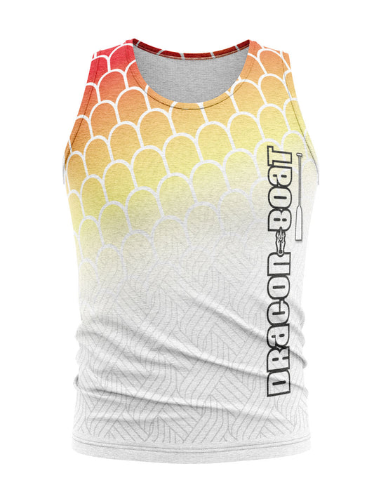 Orange Scales Men's Athletic Tank Top - Oddball Workshop