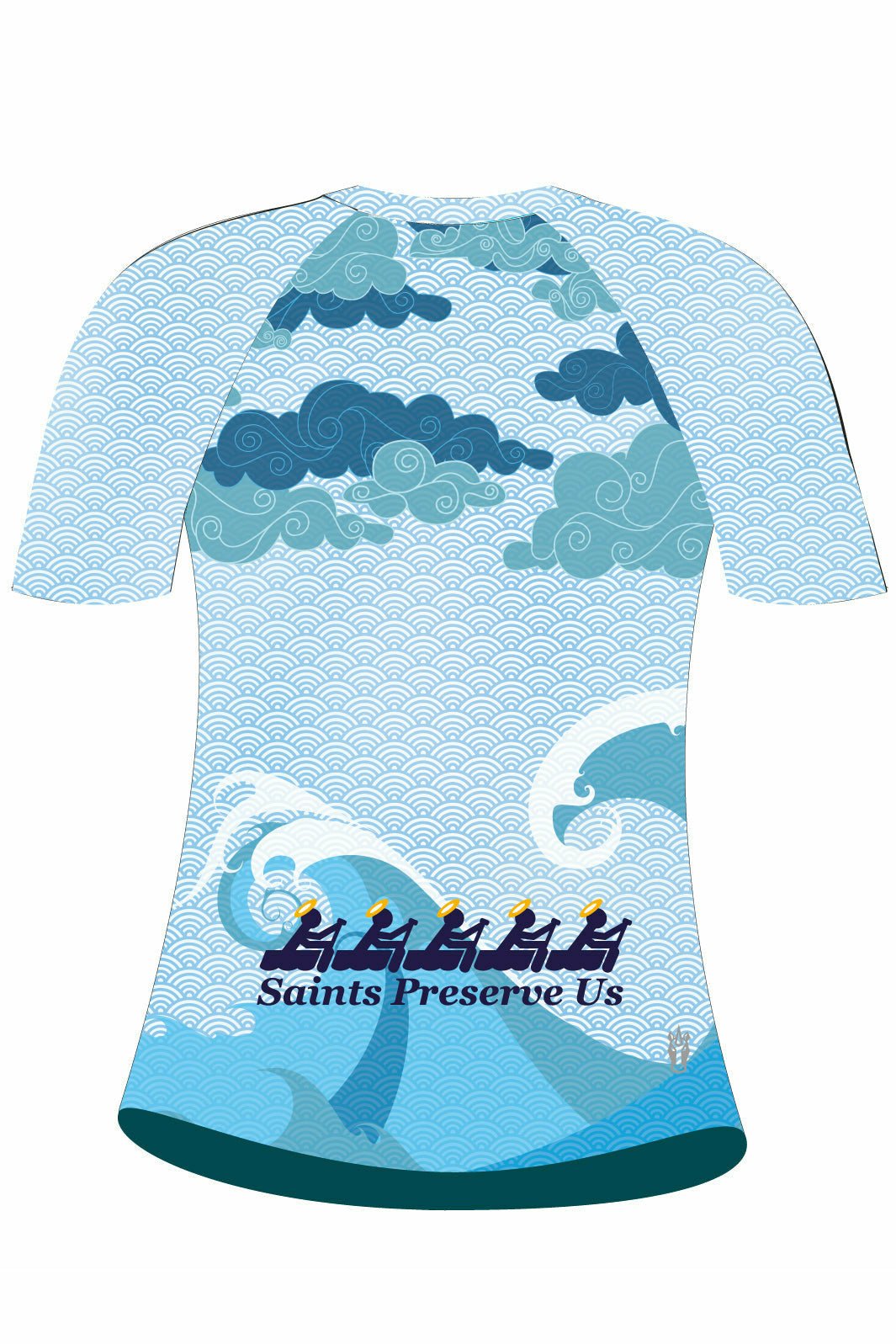 Saints Preserve Us h2O Women's Athletic Jersey Short Sleeve - Oddball Workshop