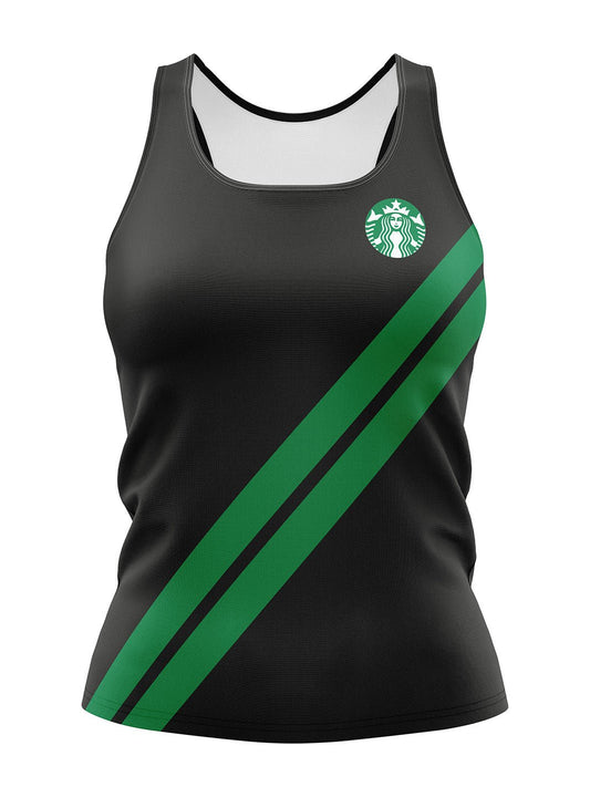 Starbucks Waverunners Women's Athletic Tank Top - Oddball Workshop