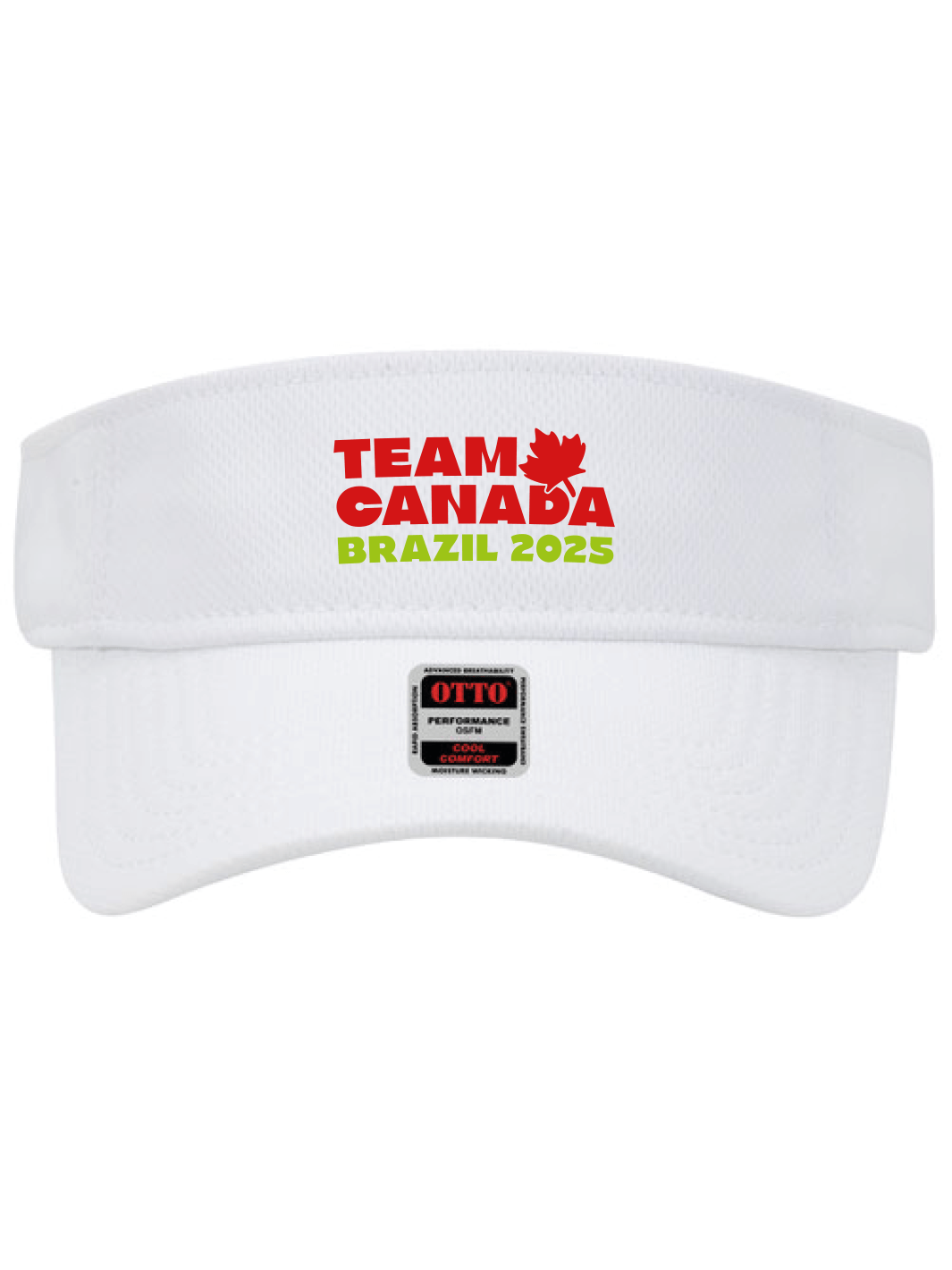 Team Canada Brazil Casual Wear - Visor - Oddball Workshop