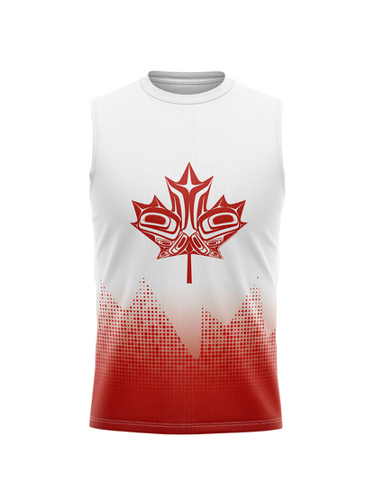Team Canada Brazil Race Jersey - Unisex Prime Sleeveless Top - Oddball Workshop