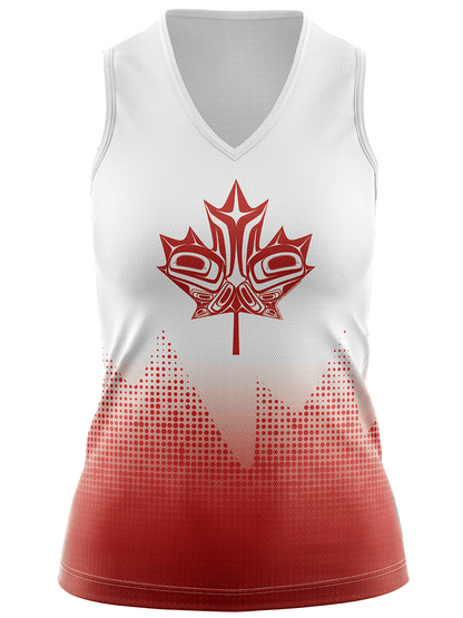 Team Canada Brazil Race Jersey - Women's Prime Sleeveless Top - Oddball Workshop