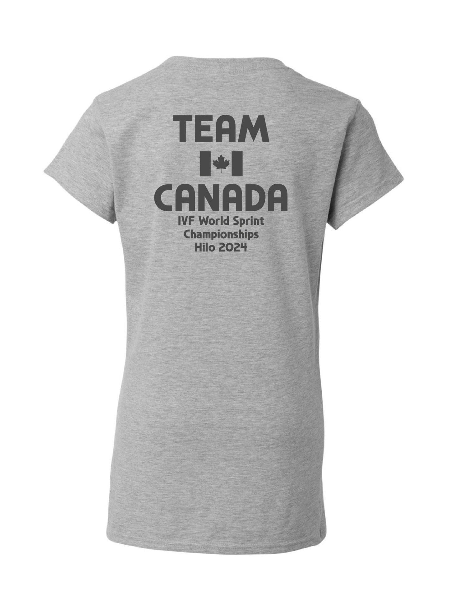 Team Canada Hilo Casual Wear - Women's V - neck T - shirt - Oddball Workshop