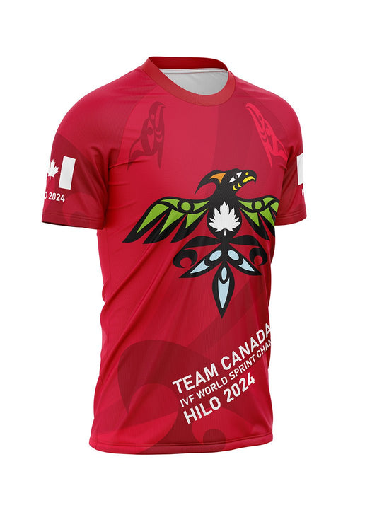 Team Canada Hilo Race Jersey - Unisex Athletic Jersey Short Sleeve - Oddball Workshop