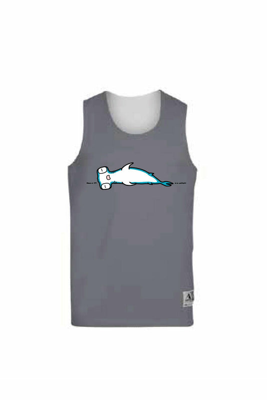 TNPC Hammerheads Moody Shark Reversible Tank Top - Oddball Workshop