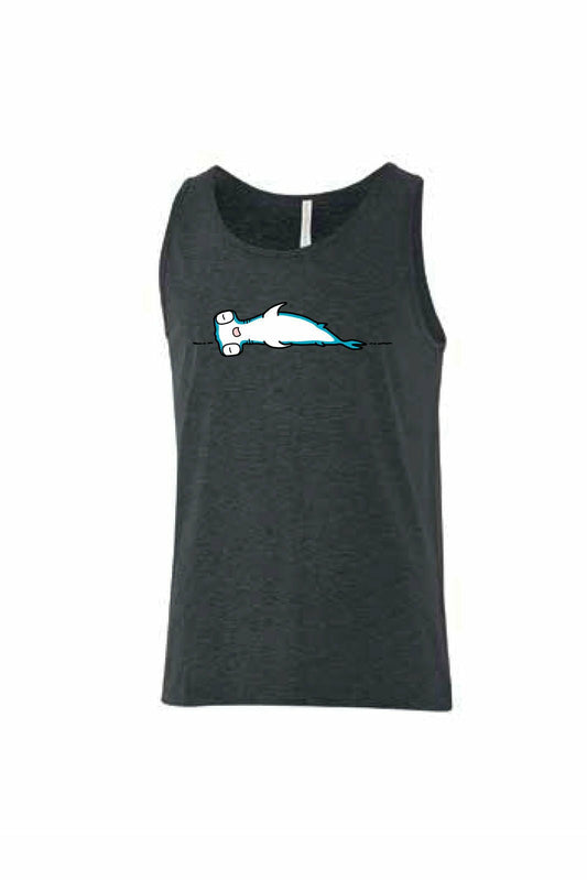 TNPC Hammerheads Sad Shark Unisex Tank Top - Oddball Workshop