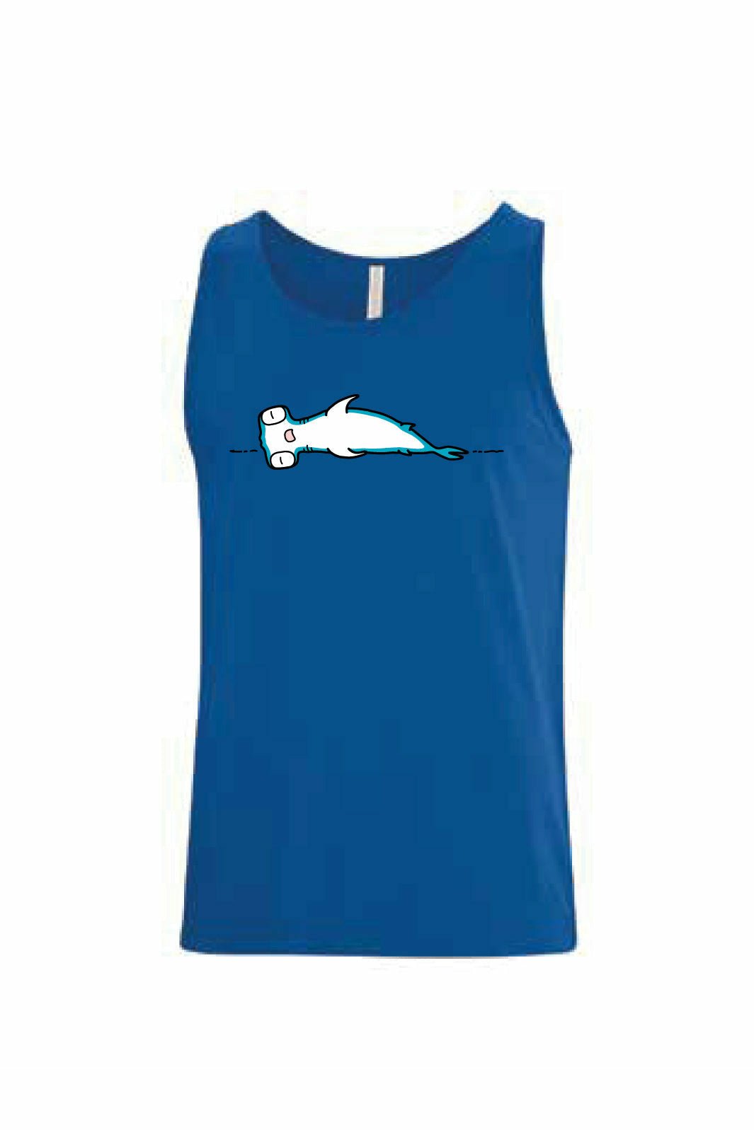 TNPC Hammerheads Sad Shark Unisex Tank Top - Oddball Workshop