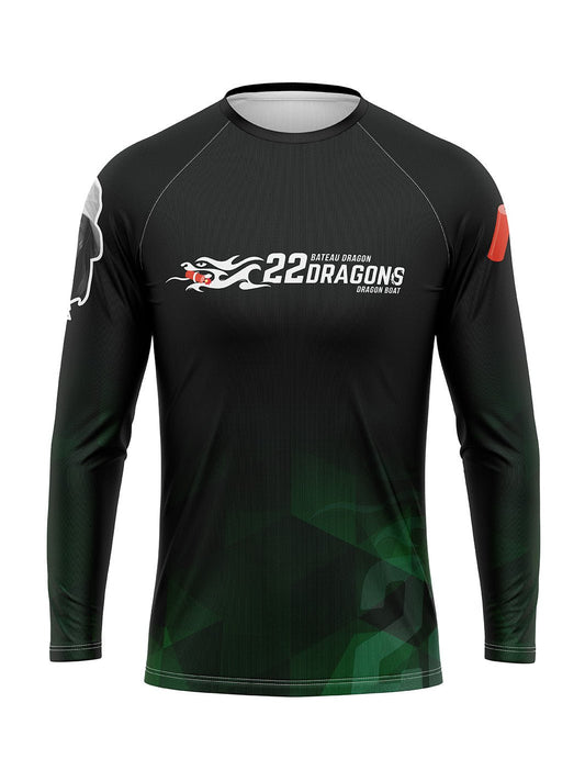 TNT (22 dragons) H2O Men's Athletic Jersey Long Sleeves - Oddball Workshop