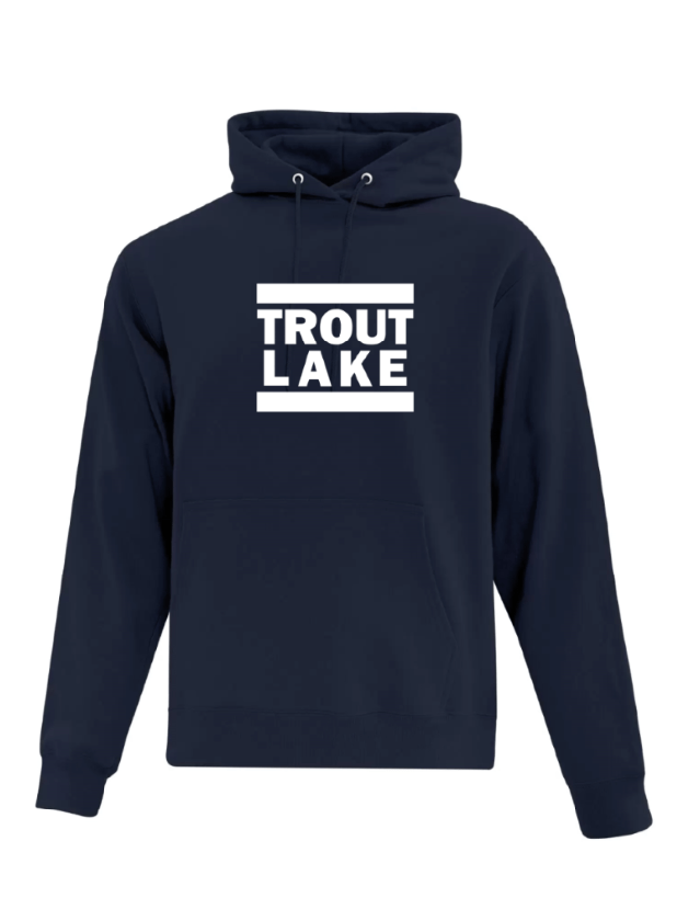 Trout Lake | Pullover Hoodie - Front Print (Adult) - Oddball Workshop