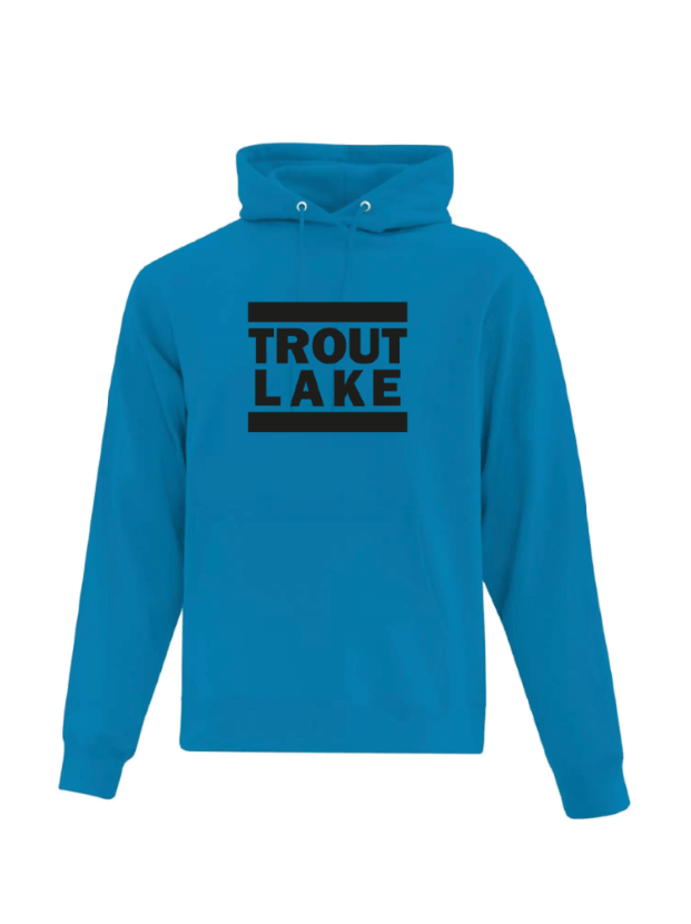 Trout Lake | Pullover Hoodie - Front Print (Adult) - Oddball Workshop