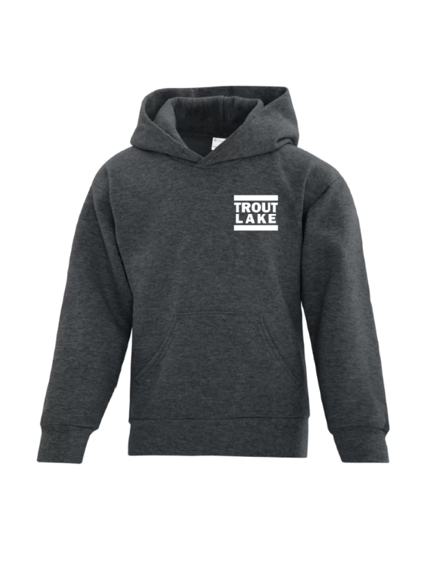 Trout Lake | Pullover Hoodie - Left Chest (Youth) - Oddball Workshop