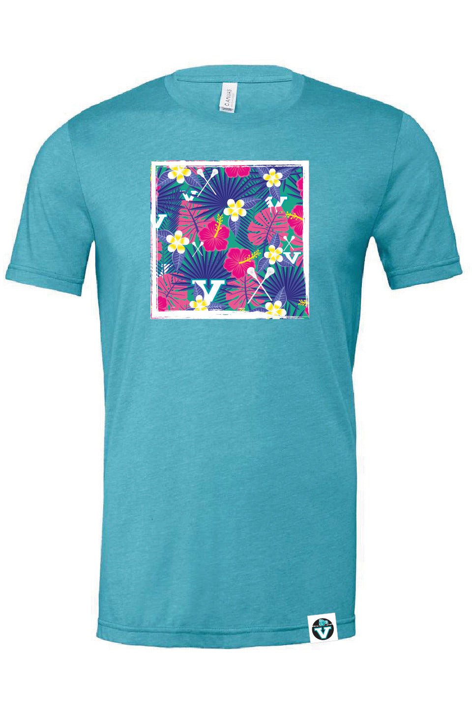 Vancouver Lacrosse | Premium Hawaiian Square Shorts Sleeve Tee (Adult) - Oddball Workshop