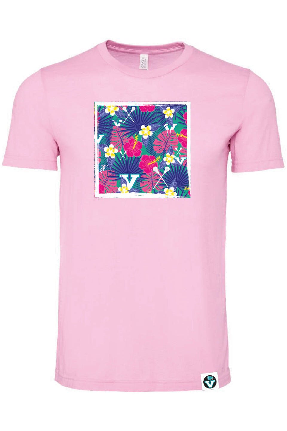 Vancouver Lacrosse | Premium Hawaiian Square Shorts Sleeve Tee (Adult) - Oddball Workshop