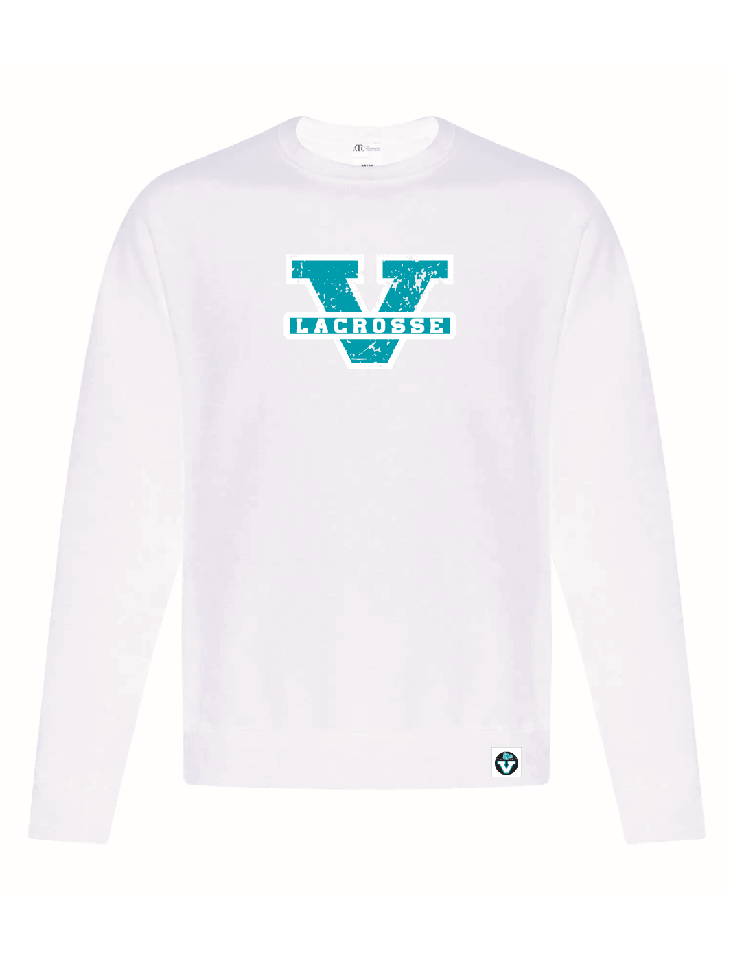 Vancouver Lacrosse | V Lacrosse Logo Crewneck Sweatshirt (Adult) - Oddball Workshop