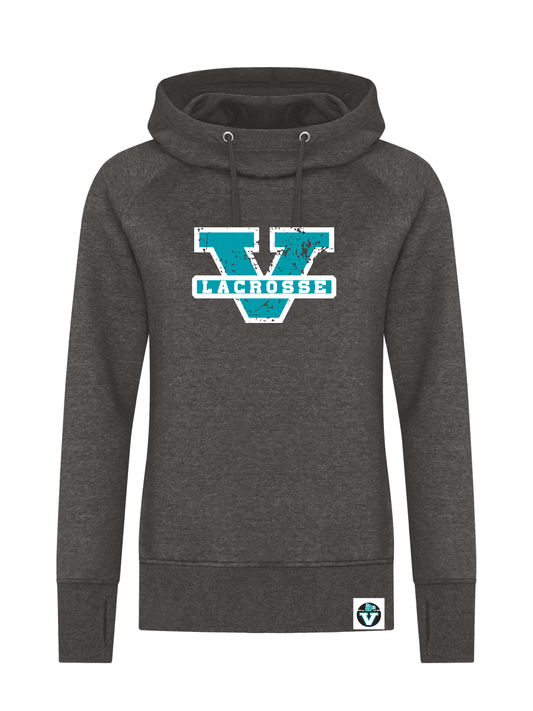 Vancouver Lacrosse | V Lacrosse Logo Heavy Weight Hoodie (Women's) - Oddball Workshop