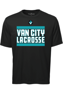 Vancouver Lacrosse | VAN CITY LAX Logo Tech Tee (Adult) - Oddball Workshop