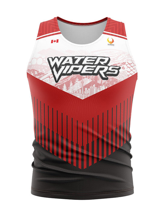 Water Vipers Men's Athletic Tank Top Red - Oddball Workshop