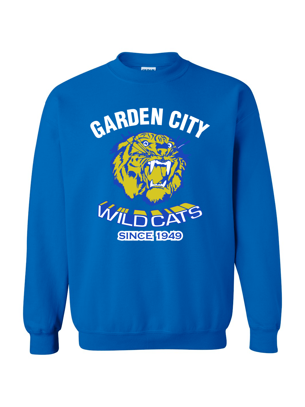 Youth Garden City Wildcats Since 1949 Crewneck Sweatshirt - Oddball Workshop