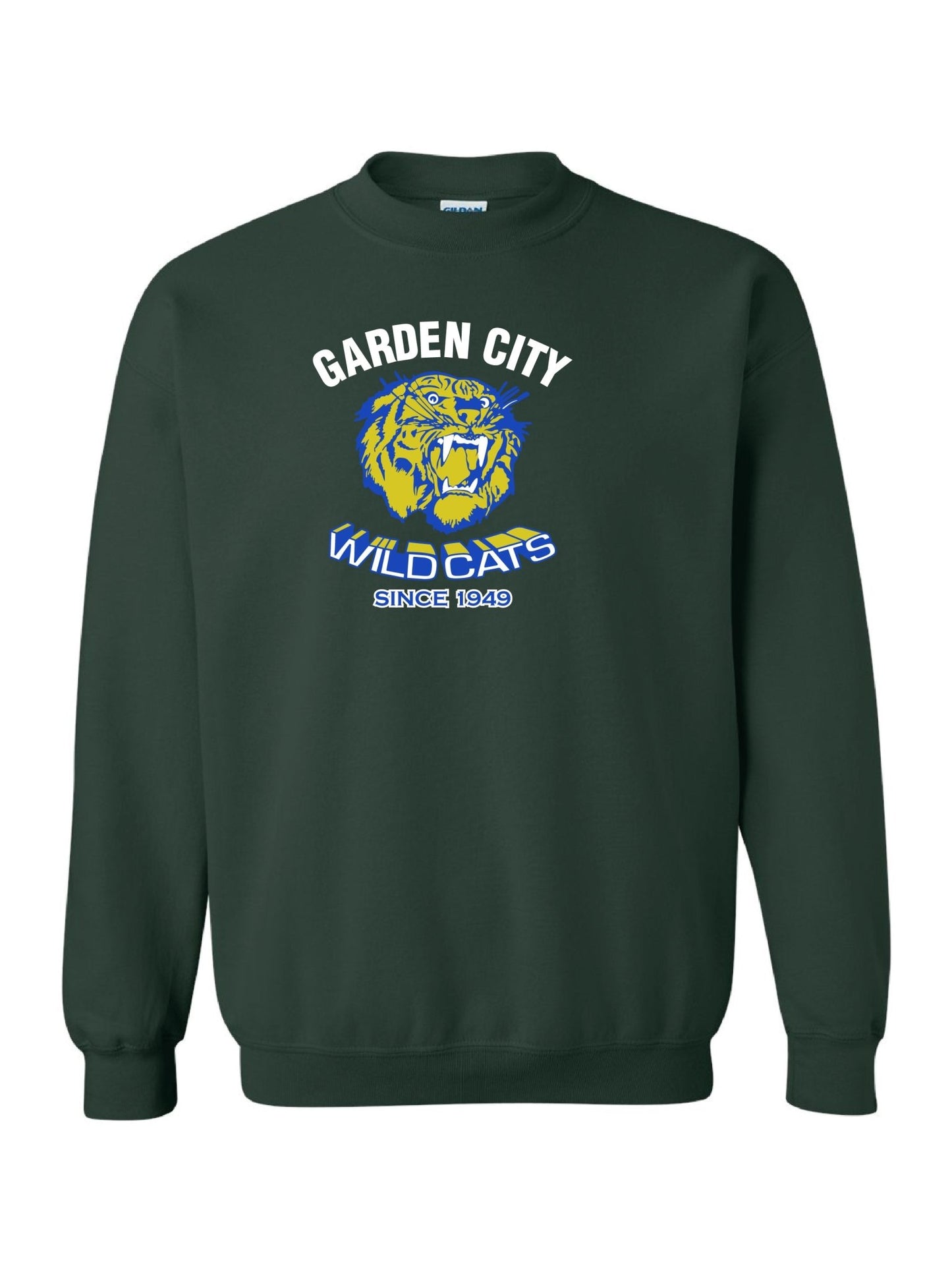Youth Garden City Wildcats Since 1949 Crewneck Sweatshirt - Oddball Workshop