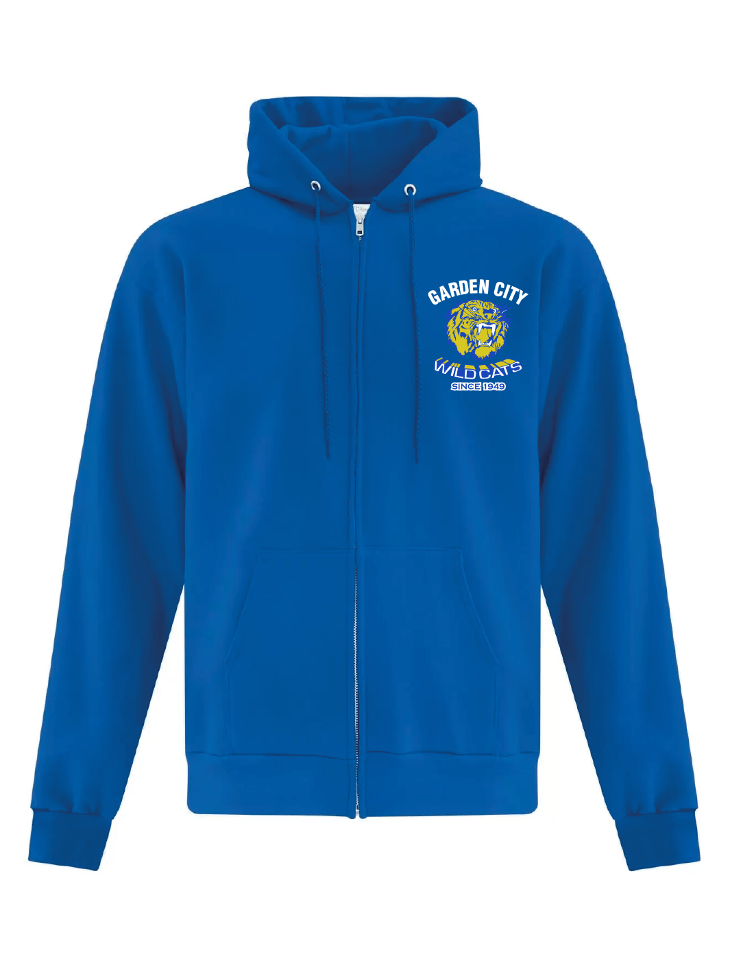 Youth Garden City Wildcats Since 1949 Zip Hoodie - Oddball Workshop